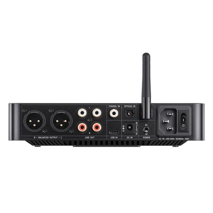 FiiO K13 R2R - Rear panel connections - Black