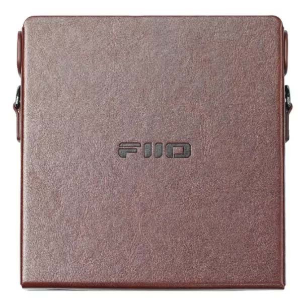 FiiO DM15 Leather Protective Case - Brown (rear)