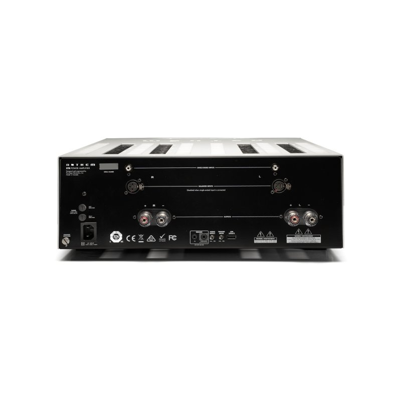 Anthem STR Power Amplifier Silver Rear