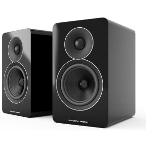 Acoustic Energy AE1 Active Speakers Piano Black Gloss (Pair) - Open Box New