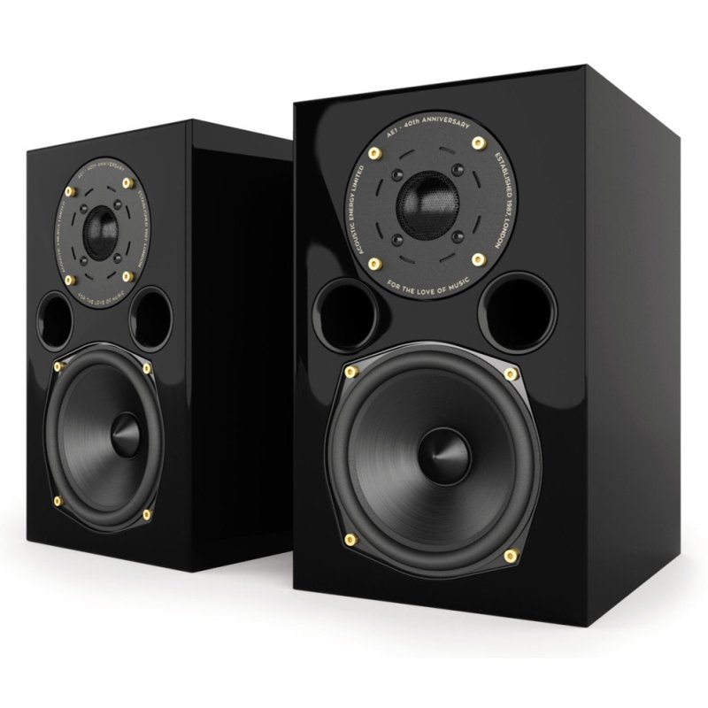 Acoustic Energy AE1 40th Anniversary Bookshelf Speakers High Gloss Black (Pair)
