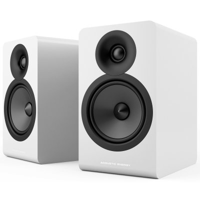 Acoustic Energy AE100 MK2 Bookshelf Speakers Satin White (Pair)