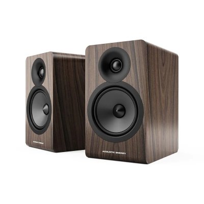 Acoustic Energy AE100 MK2 Bookshelf Speakers Walnut (Pair)