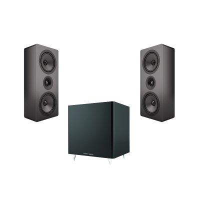 Acoustic Energy AE105 + AESub 2.1 Speaker Pack Black