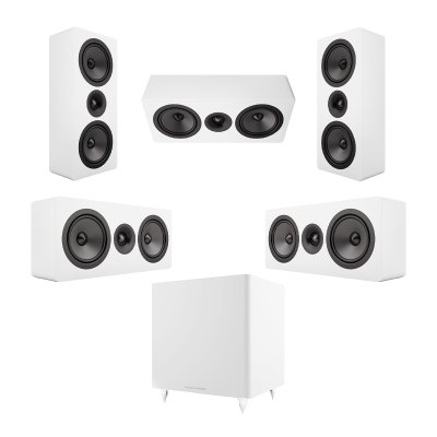 Acoustic Energy AE105 + AESub 5.1 Speaker Pack White
