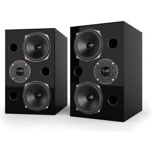 Acoustic Energy AE2 40th Anniversary Standmount Speakers High Gloss Black (Pair)