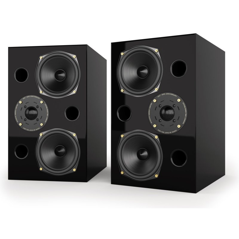 Acoustic Energy AE2 40th Anniversary Standmount Speakers High Gloss Black (Pair)