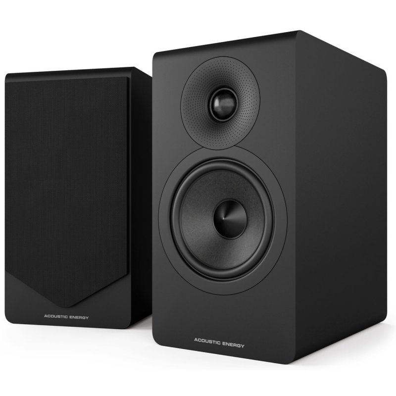 Acoustic Energy AE300 MK2 Bookshelf Speakers Matte Black (Pair)