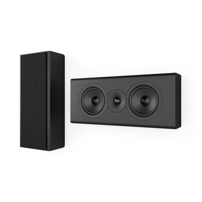 Acoustic Energy AE307 Centre Speaker Black — vertical and horizontal mounting options