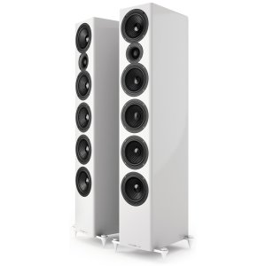 Acoustic Energy AE520 Floorstanding Speakers Piano White Gloss (Pair)