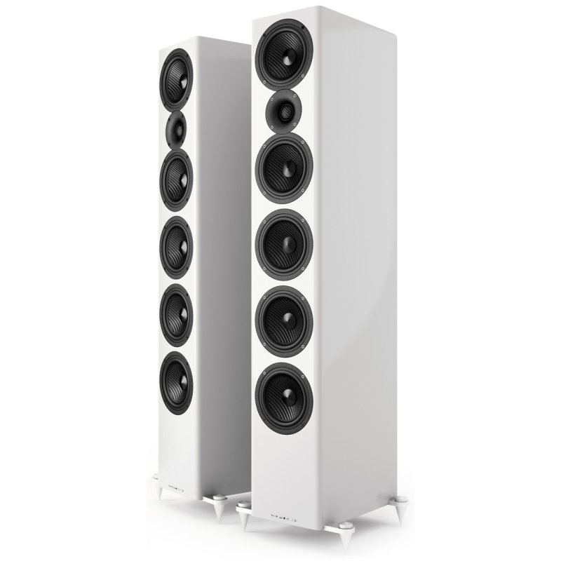 Acoustic Energy AE520 Floorstanding Speakers Piano White Gloss (Pair)