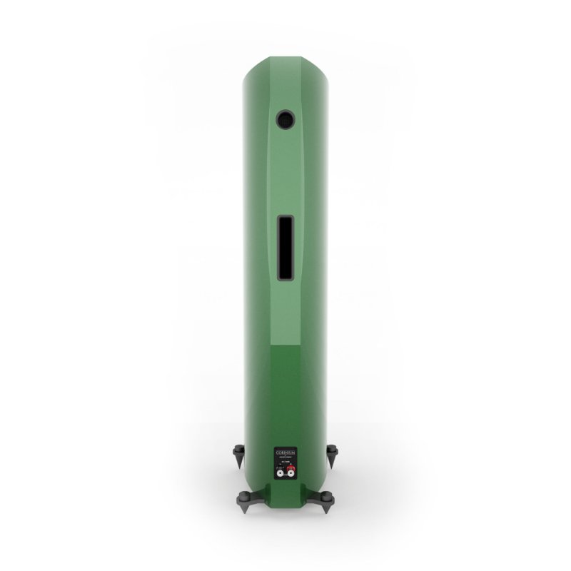 Acoustic Energy Corinium Floorstanding Speakers British Racing Green (Pair) — rear panel