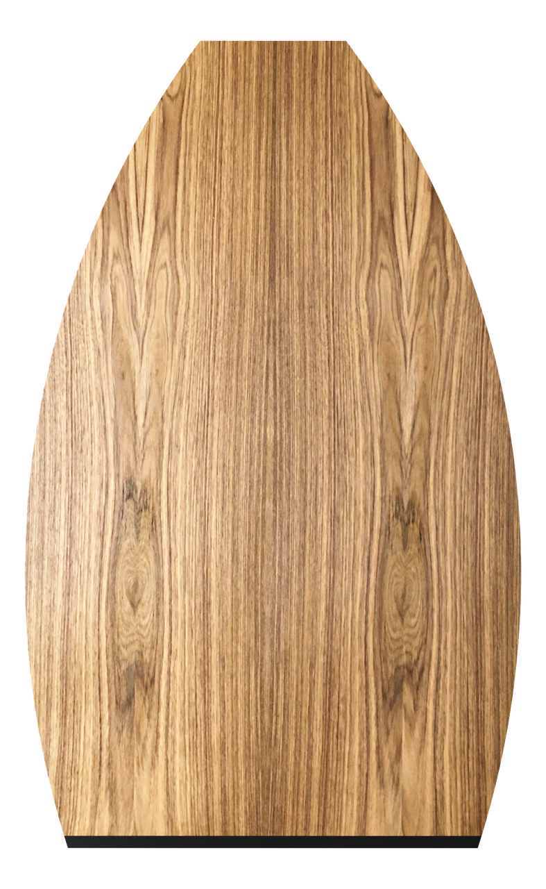 Acoustic Energy Corinium Floorstanding Speaker in Tectona finish — top-down view showing wood veneer detail