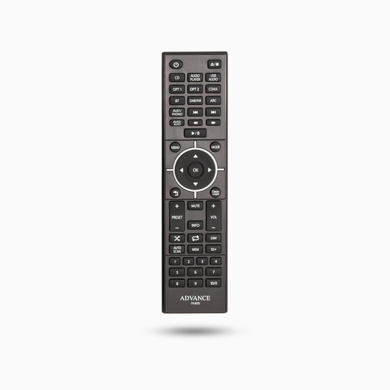 Advance Paris PlayStream A1 Streaming Amplifier — remote control