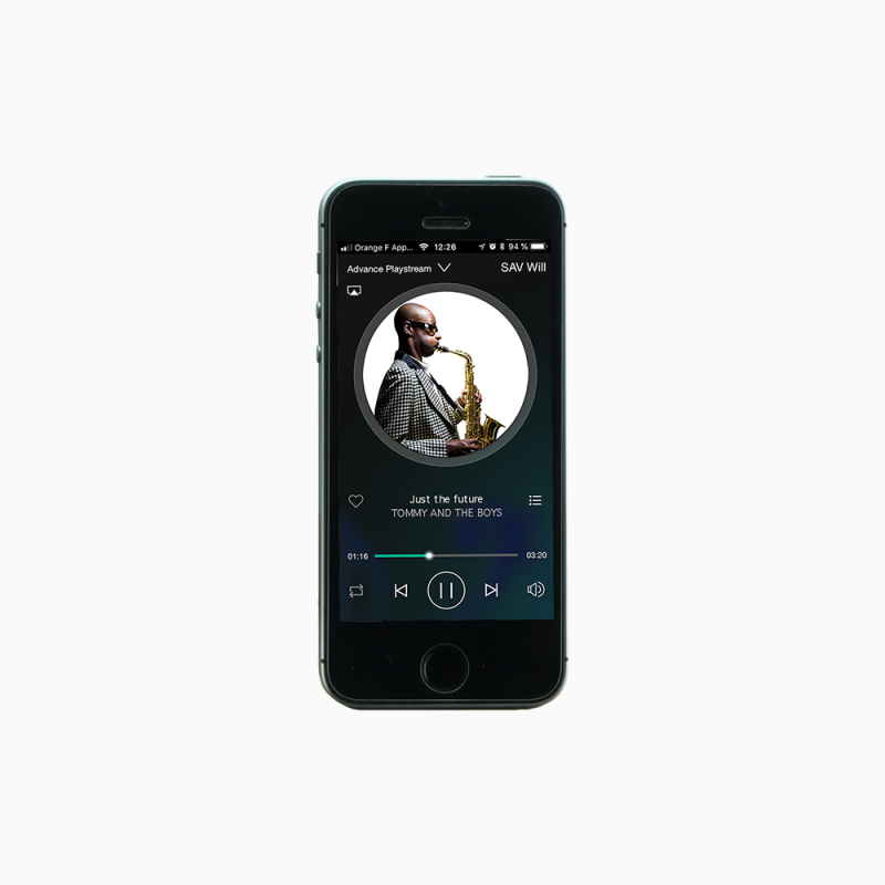 Advance Paris PlayStream A5 Streaming Integrated Amplifier — control app