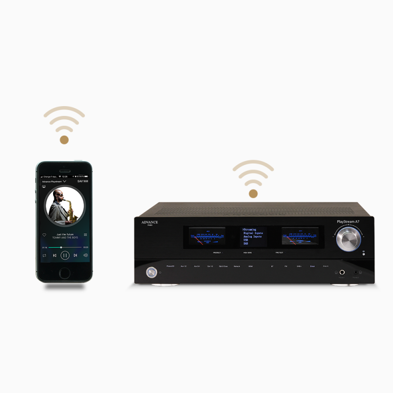 Advance Paris PlayStream A7 Streaming Amplifier — wireless streaming
