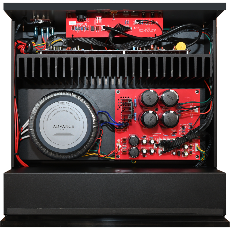 Advance Paris X-A220EVO Mono Power Amplifier — internal top view