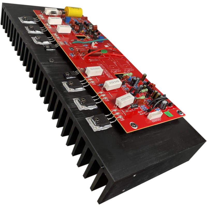 Advance Paris X-A220EVO Mono Power Amplifier — power transistor heatsink
