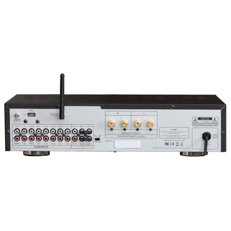 Advance Paris X-i50BT Integrated Amplifier — rear panel