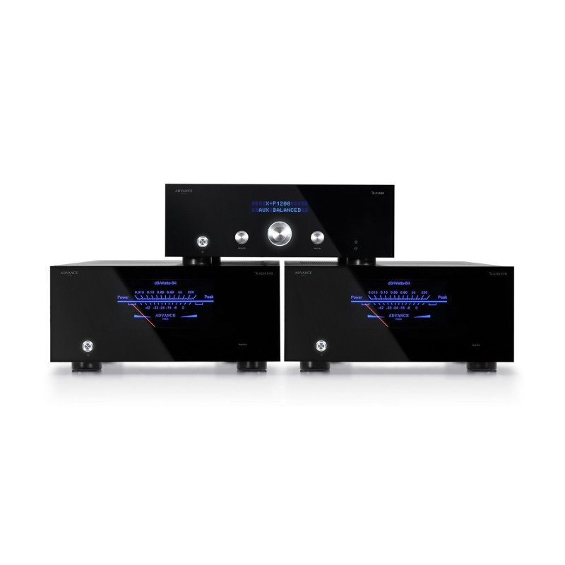 Advance Paris X-P1200 Preamplifier — with X-A220 EVO mono power amplifiers