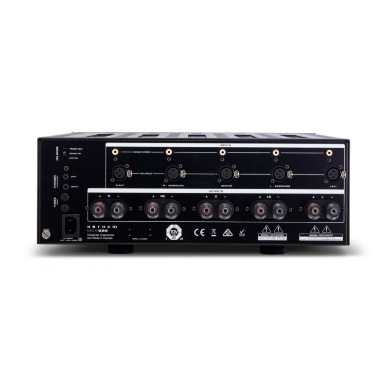 Anthem MCA 525 5-Channel Power Amplifier — rear panel