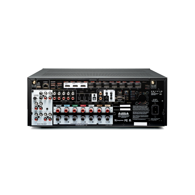 Anthem MRX 740 8K AV Receiver — rear panel