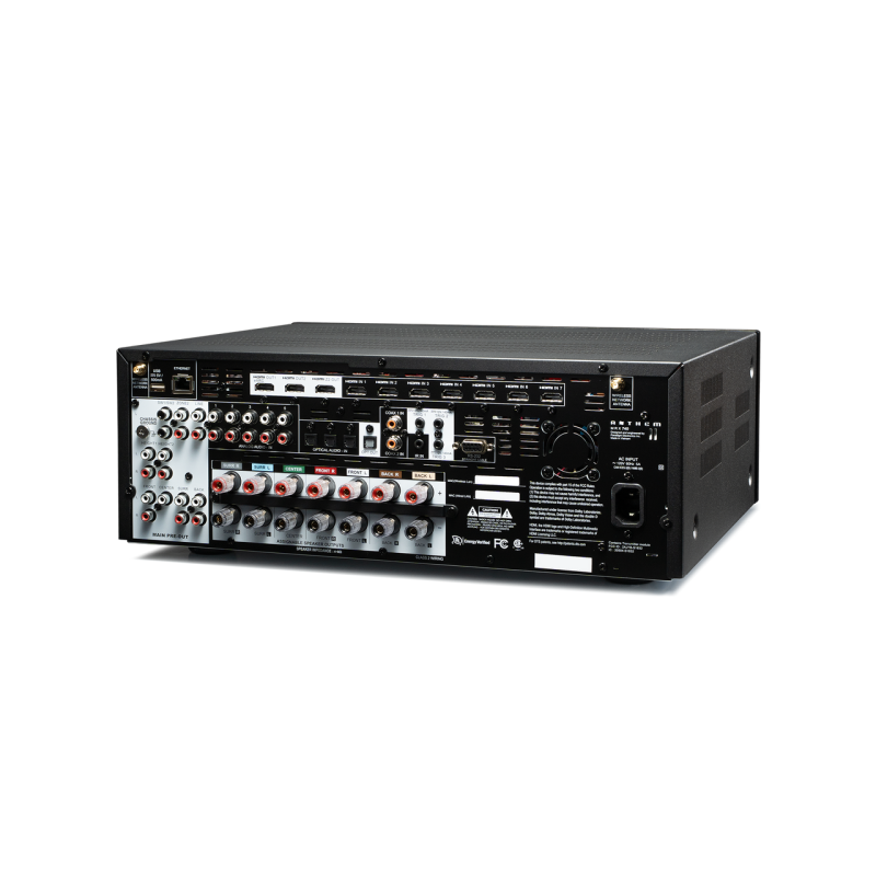 Anthem MRX 740 8K AV Receiver — rear three-quarter view