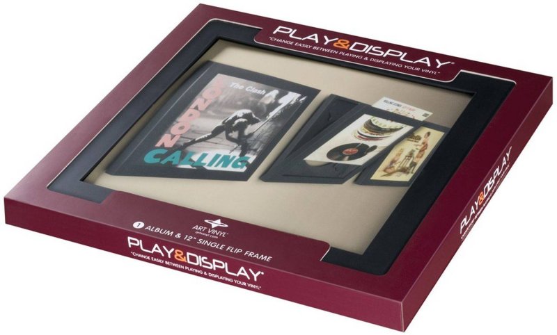Art Vinyl Play & Display Vinyl Frame Black - packaging