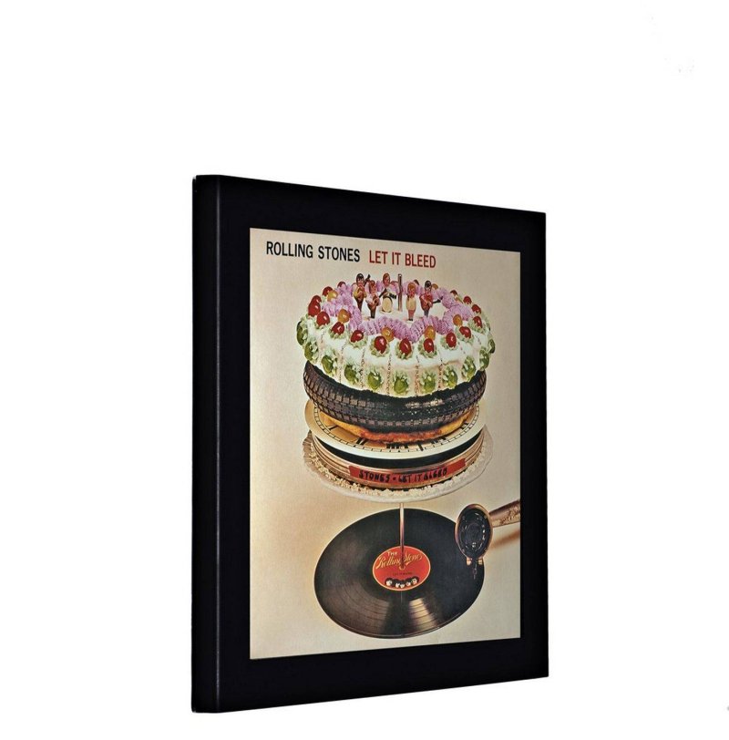 Art Vinyl Play & Display Vinyl Frame Black - in use