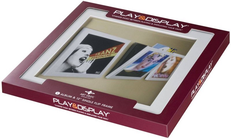 Art Vinyl Play & Display Vinyl Frame White - packaging