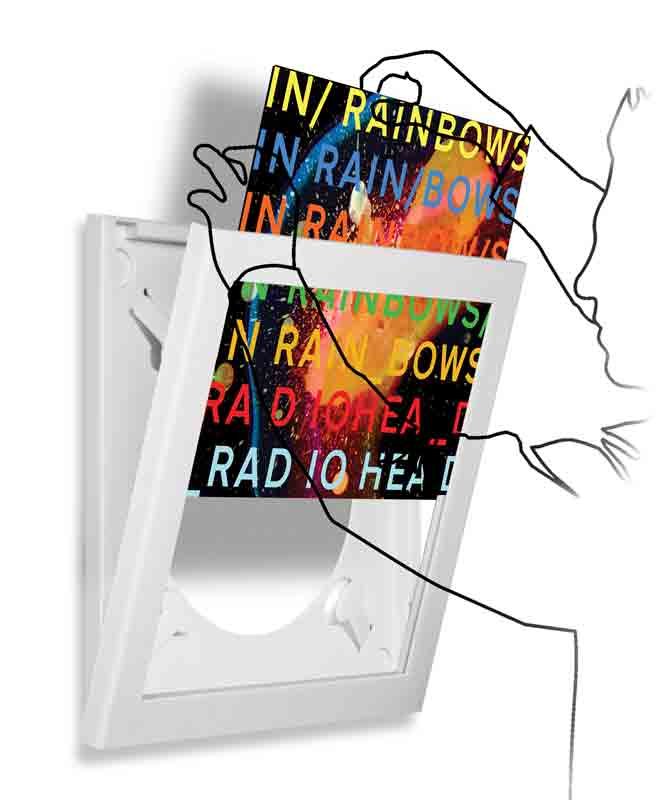 Art Vinyl Play & Display Vinyl Frame White - how to use