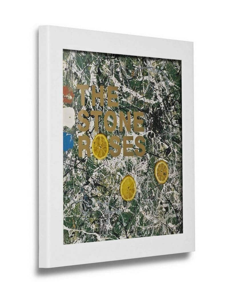 Art Vinyl Play & Display Vinyl Frame White - in use