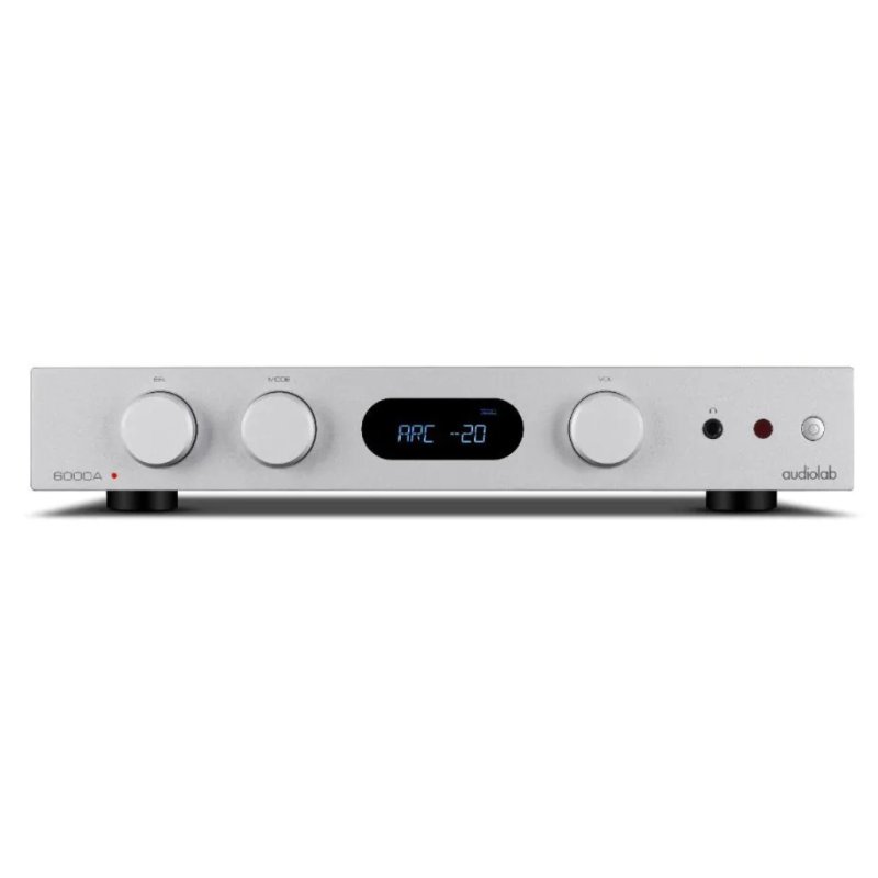 Audiolab 6000A MKII Integrated Amplifier Silver — front view