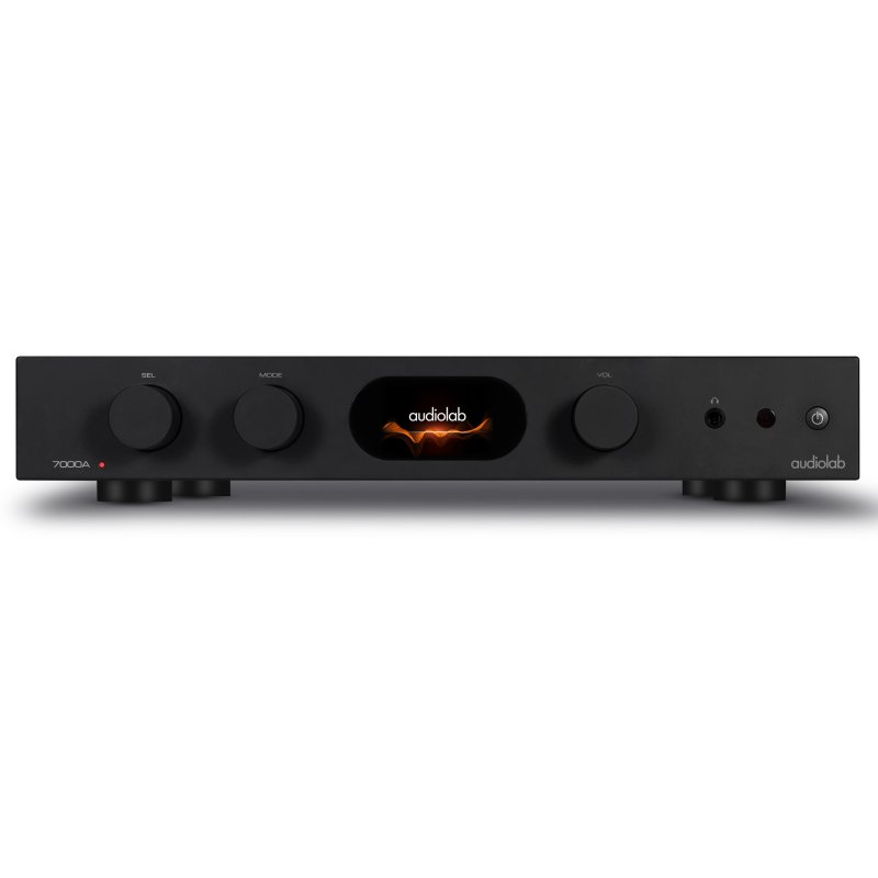 Audiolab 7000A Integrated Amplifier Black - front view