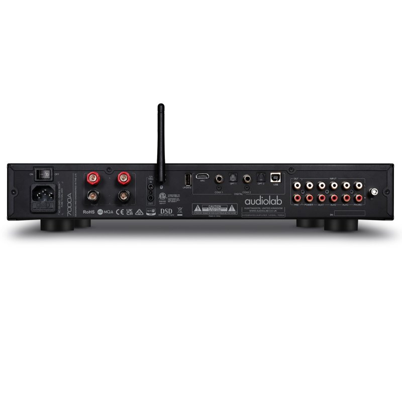 Audiolab 7000A Integrated Amplifier Black - rear panel