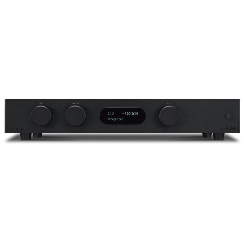 Audiolab 8300A Integrated Amplifier Black — front view