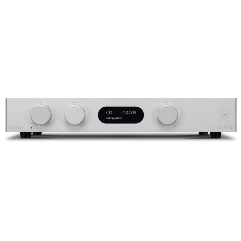 Audiolab 8300A Integrated Amplifier Silver — front view