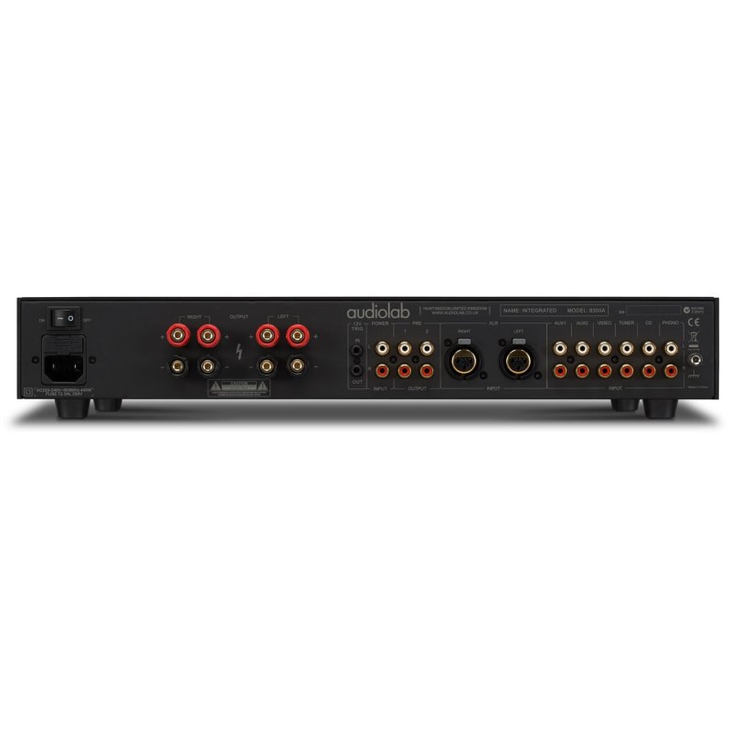 Audiolab 8300A Integrated Amplifier Silver — rear panel