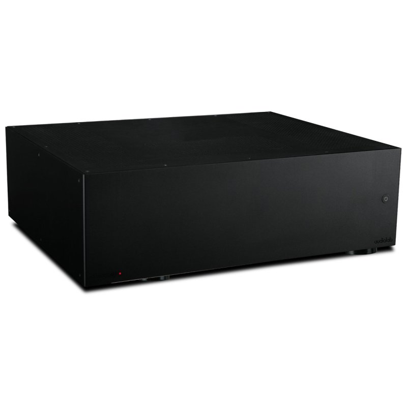 Audiolab 8300XP Stereo Power Amplifier Black — three-quarter view