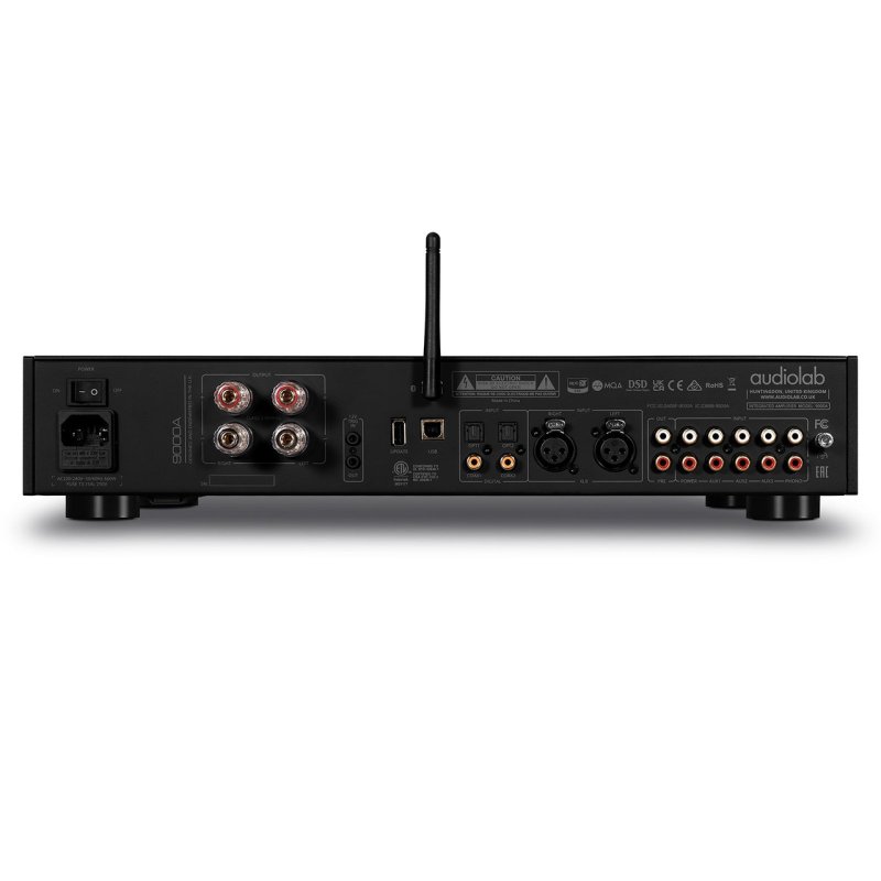 Audiolab 9000A Integrated Amplifier Black - rear panel