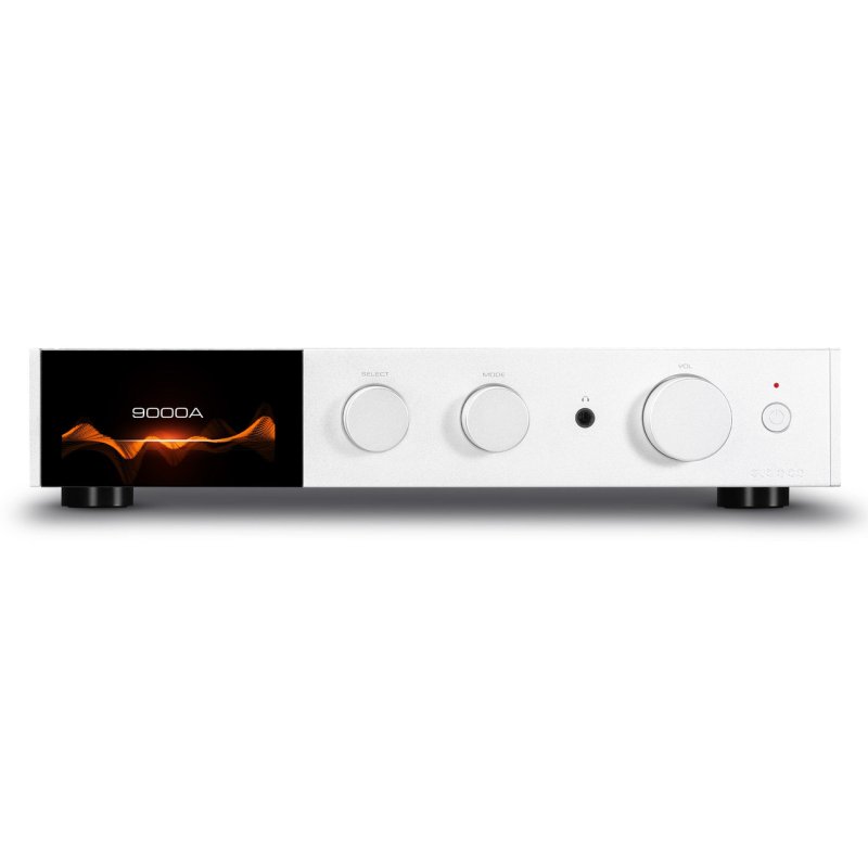 Audiolab 9000A Integrated Amplifier Silver - front view