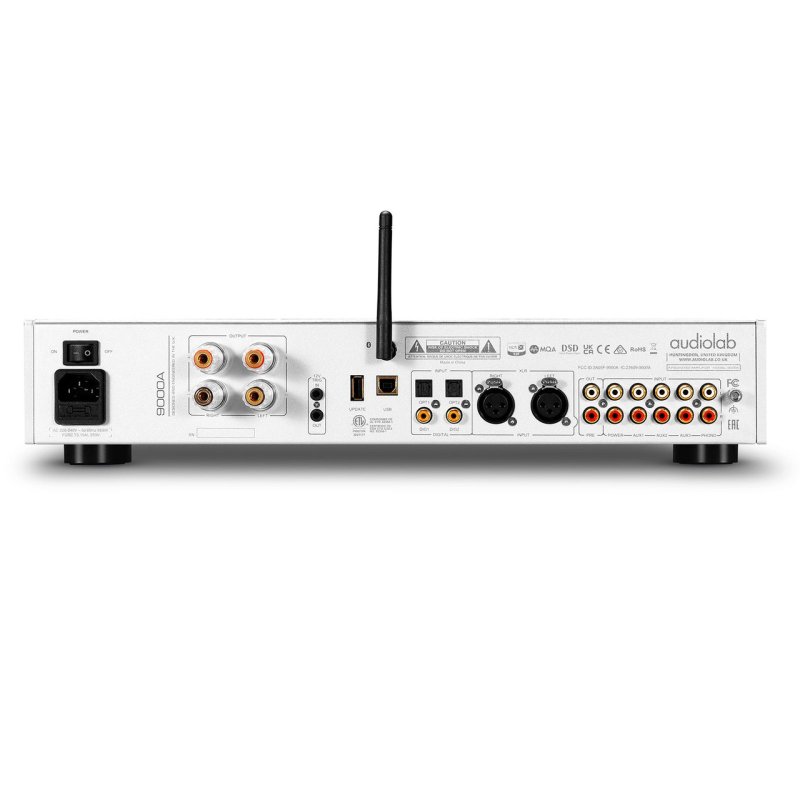 Audiolab 9000A Integrated Amplifier Silver - rear panel