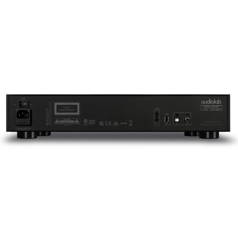 Audiolab 9000CDT CD Transport Black — rear panel