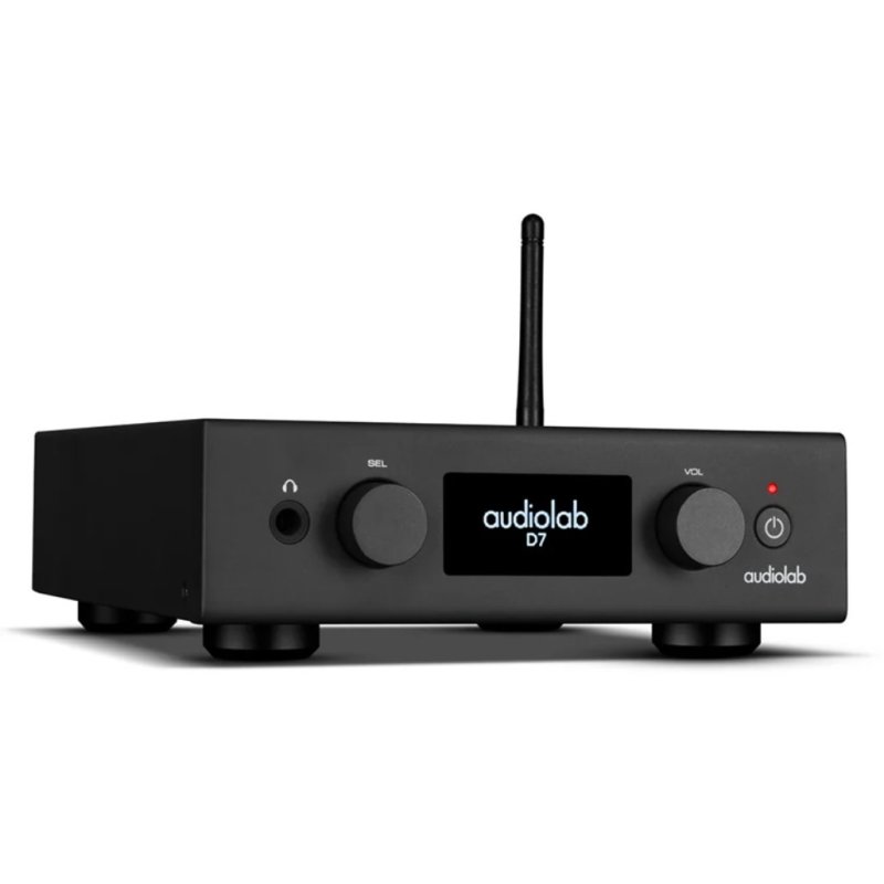 Audiolab D7 DAC Black — side view