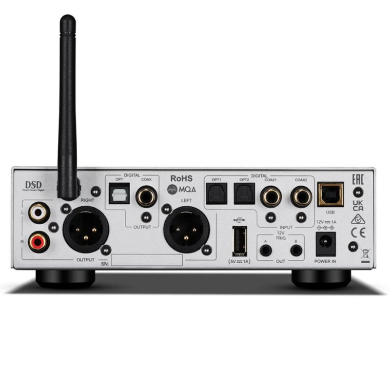 Audiolab D7 DAC Silver — rear panel