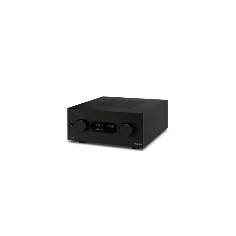 Audiolab M-DAC+ DAC Headphone Amplifier Black — hero view