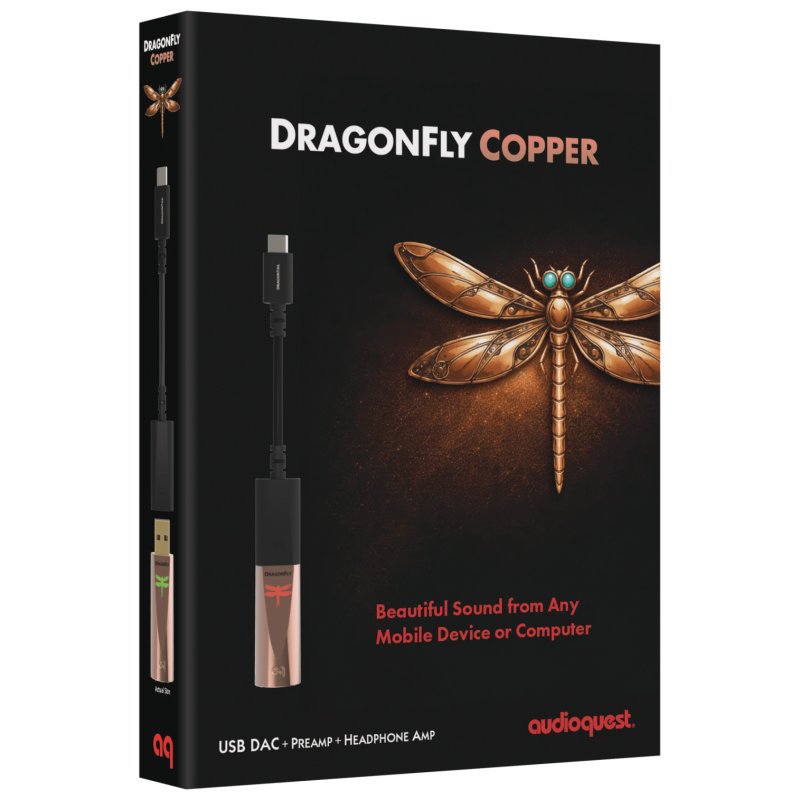 AudioQuest DragonFly Copper retail packaging
