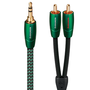 AudioQuest Evergreen 3.5mm Mini to RCA Cable 1m
