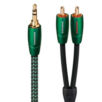 AudioQuest Evergreen 3.5mm Mini to RCA Cable 5m