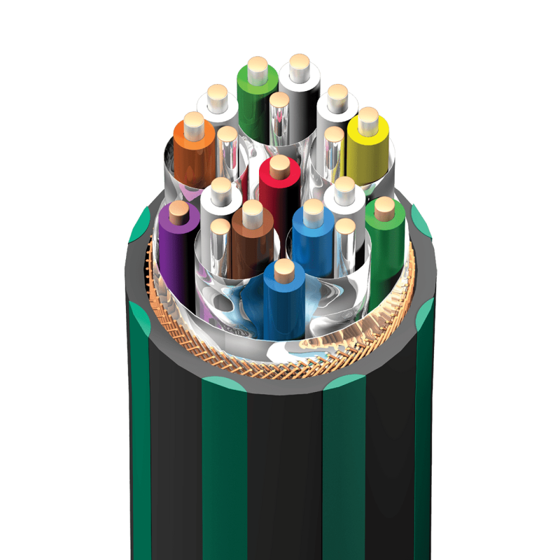 AudioQuest Forest 48 HDMI Cable (0.6m Single) — internal construction cutaway